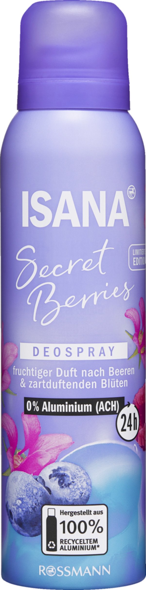 Bild 1 von ISANA Deospray Secret Berries