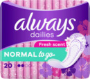 Bild 1 von Always Dailies Fresh scent Normal to go Slipeinlagen