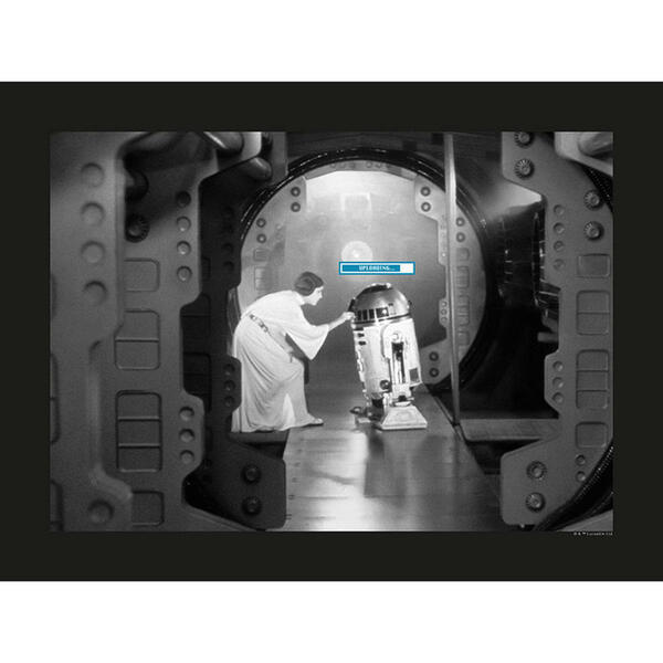 Bild 1 von Komar Wandbild Star Wars Classic Leia R2D2 Upload Star Wars - Classic B/L: ca. 40x30 cm