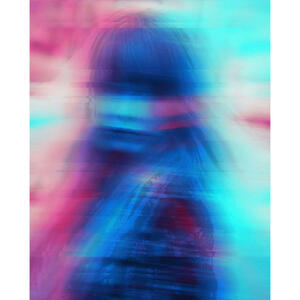Komar Wandbild Neon Girl Girl B/L: ca. 40x50 cm