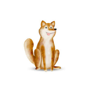 Komar Wandbild Cute Animal Dog Hund B/L: ca. 30x40 cm
