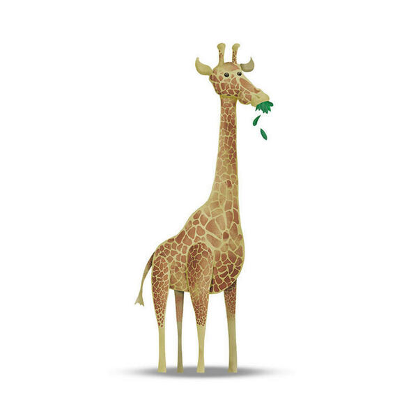 Bild 1 von Komar Wandbild Cute Animal Giraffe