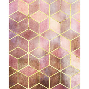 Komar Wandbild Mosaik Rosso Abstrakt B/L: ca. 40x50 cm