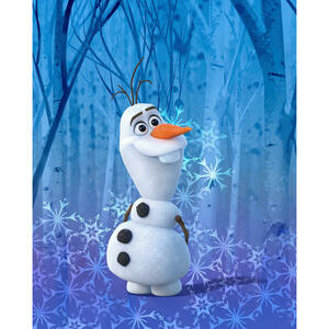 Komar Wandbild Frozen Olaf Crystal Disney B/L: ca. 40x50 cm