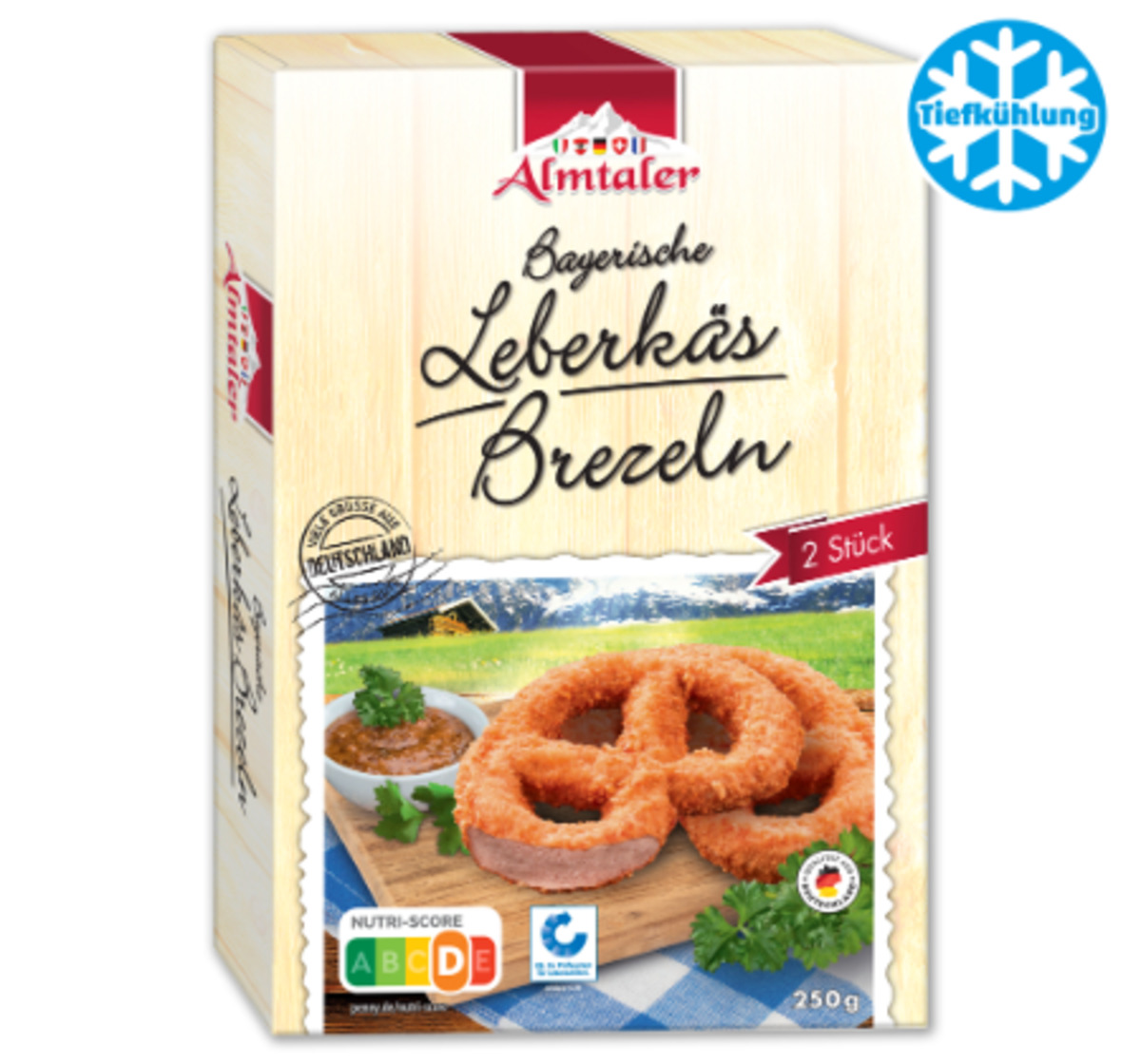 Bild 1 von ALMTALER Bayerische Leberkäs Brezeln