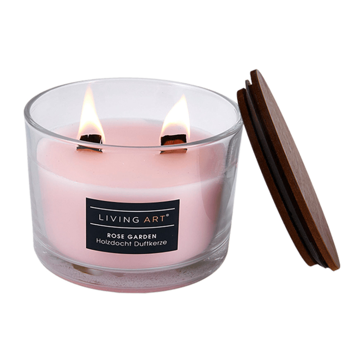 Bild 4 von LIVING ART Holzdocht-Duftkerze