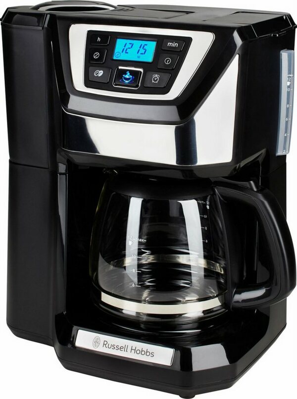 Bild 1 von RUSSELL HOBBS Kaffeemaschine mit Mahlwerk Chester 22000-56, 1,5l Kaffeekanne, Permanentfilter