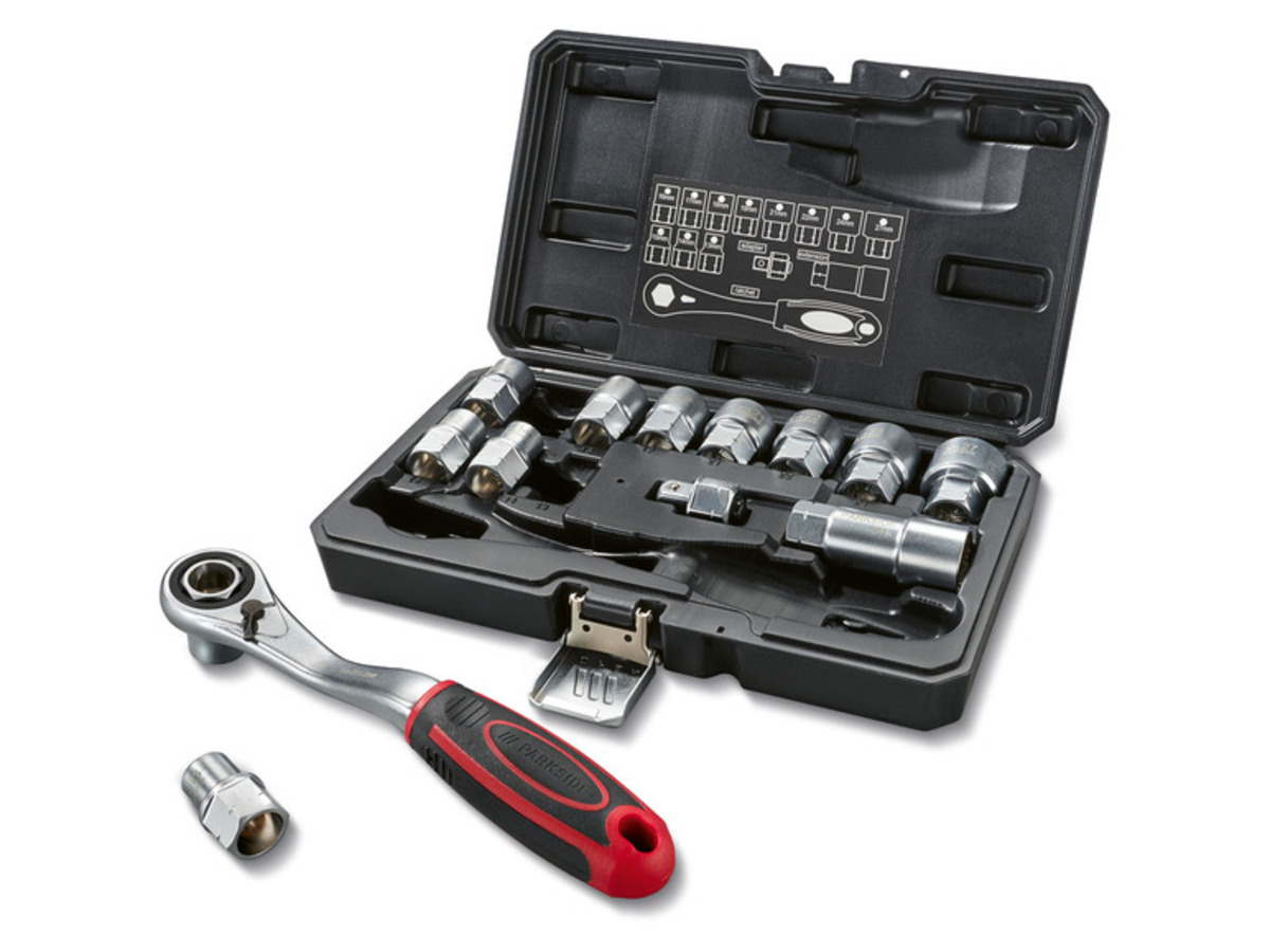 Bild 1 von PARKSIDE Durchgang Steckschlüsselsatz, 1/2 Zoll, 14-teilig