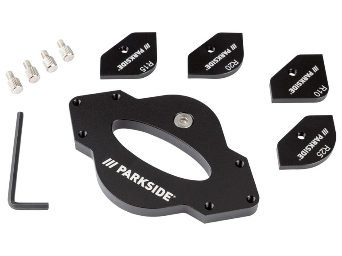 Bild 1 von PARKSIDE Alu-Frässchablonen für Oberfräsen »PAFO 6 A1«