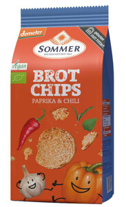Sommer Demeter Brot Chips Paprika&Chili 100G