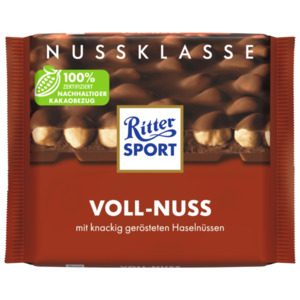 Ritter Sport Nuss- oder Kakaoklasse