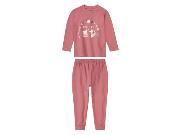 Bild 1 von lupilu Kleinkinder Mädchen Pyjama mit Print