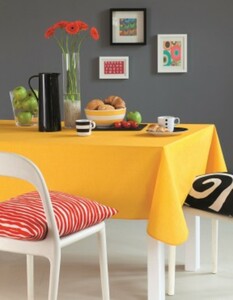 d-c-table® Tischdecke Nizza Collin 110 x 140 cm, gelb