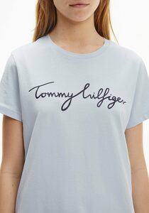 Tommy Hilfiger Rundhalsshirt »CREW NECK GRAPHIC TEE« mit verspieltem Tommy Hilfiger Logo-Schriftzug