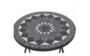 Bild 2 von MCA furniture - Blumenständer Como, Fläche in Keramik dunkelgrau, Durchmesser ca. 40 cm