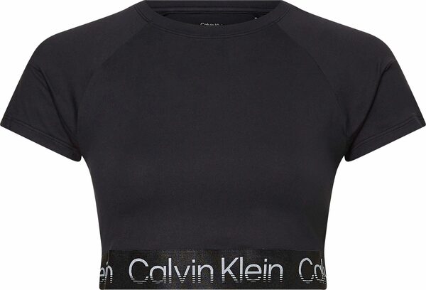 Bild 1 von Calvin Klein Performance Kurzarmshirt »WO - SS Cropped T-Shirt« mit Calvin Klein Schriftzug-Elastiktape am Saum