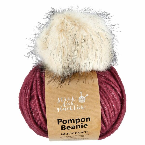 Bild 4 von STRICK' DICH GLÜCKLICH Pompon-Beanie Mützengarn 127 g