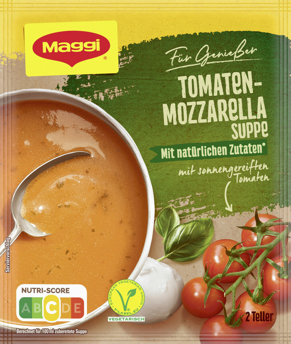 Maggi Für Genießer Tomaten-Mozzarella Suppe ergibt 500ML von Edeka24 ...
