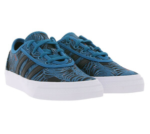 adidas Originals Low Top Sneaker coole Skater-Schuhe mit floralem Muster Petrol