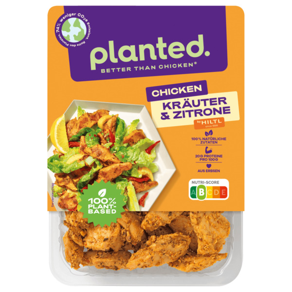 Bild 1 von Planted. Chicken Kräuter & Zitrone vegan 160g