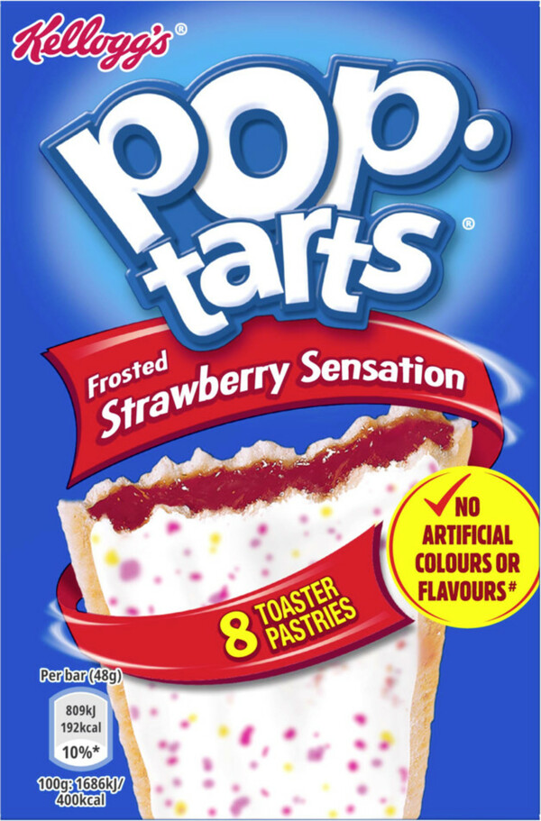 Bild 1 von Kellogg's Pop Tarts Frosted Strawberry Sensation 384G