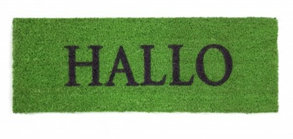 Bild 1 von Fußmatte Hallo Kokos grün, 26 x 75 cm