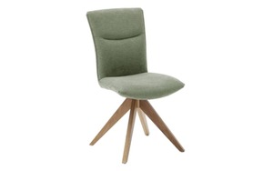MCA furniture - 4-Fuß Stuhl Odense in olive, 180° drehbar mit Nivellierung