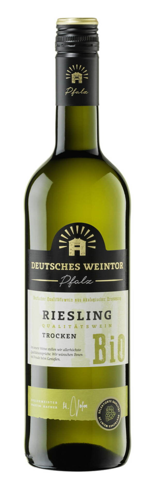 Bild 1 von Deutsches Weintor Bio Riesling QbA trocken 0,75L