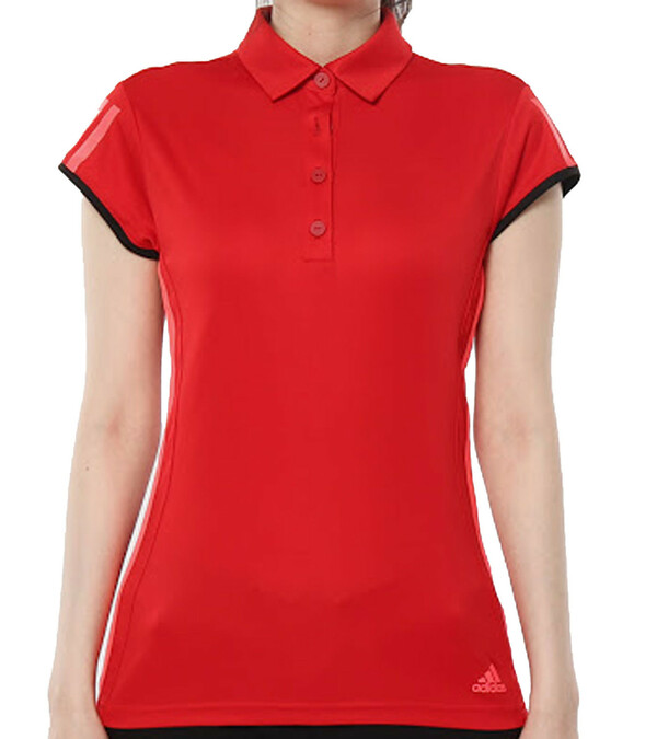 Bild 1 von adidas Club 3STR Polo-Shirt sportliches Polo-Hemd für Damen mit ClimaLite Rot