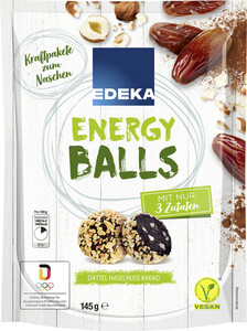 EDEKA Energy Balls Datteln Haselnuss Kakao 145G