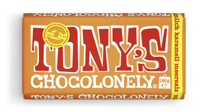 Tony's Chocolonely Vollmilchschokolade 32% Karamell Meersalz 180G