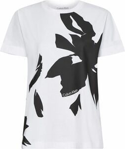 Calvin Klein Rundhalsshirt »FLOWER PRINT MODERN T-SHIRT« mit abstraktem Blumenprint