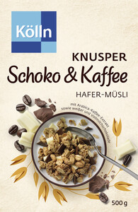 Kölln Knusper Schoko & Kaffee Hafer-Müsli 500G