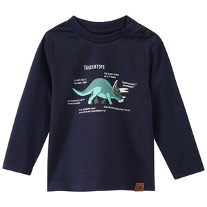 Baby Langarmshirt mit Triceratops-Print