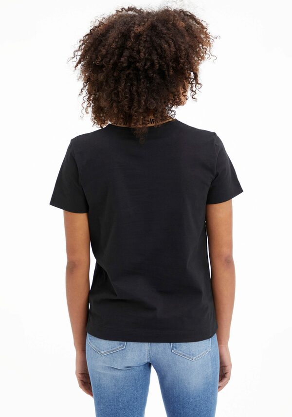 Bild 1 von Calvin Klein Jeans T-Shirt »NECK LOGO JACQUARD TEE« mit kontrastfarbenem Calvin Klein Jeans Schriftzug
