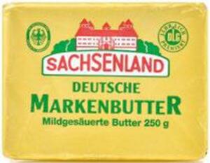 Sachsenland Deutsche Markenbutter