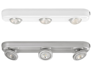 LIVARNO home LED-Unterbauleuchte, schwenkbare Spots, mit Klebepads