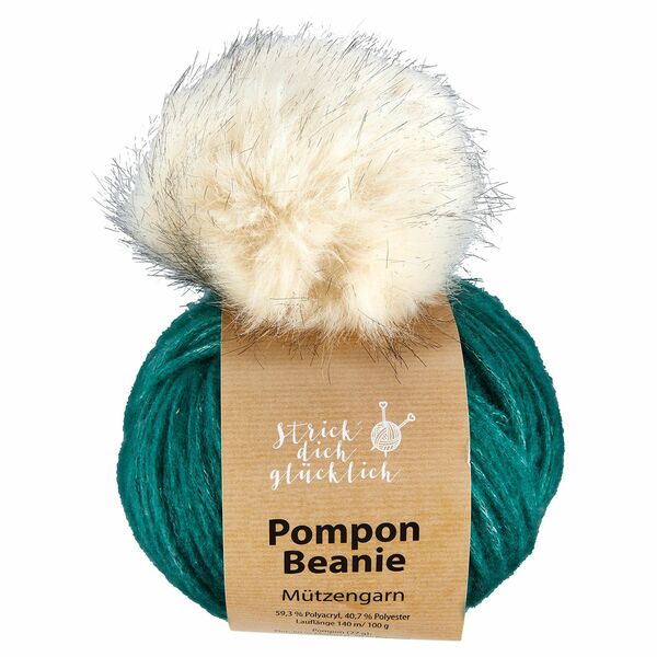 Bild 3 von STRICK' DICH GLÜCKLICH Pompon-Beanie Mützengarn 127 g