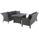 Bild 1 von Ambia Garden DINING-LOUNGESET Anthrazit Grau