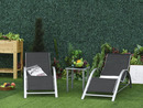 Bild 4 von Outsunny Gartenliegen, 3-teilig, mit Tisch, schwarz