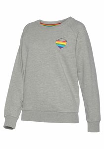 LASCANA Sweater »Pride« mit Power of Love Patch