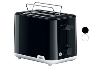 BRAUN Toaster »HT1010WH«, Aufwärm- und Auftaufunktionen