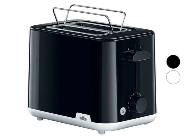 Bild 1 von BRAUN Toaster »HT1010WH«, Aufwärm- und Auftaufunktionen