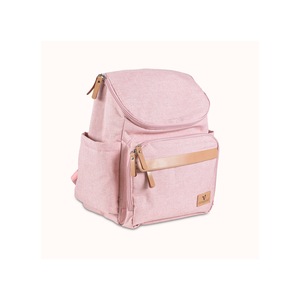 Cangaroo Kinderwagentasche Megan Rucksack Wickelunterlage Reißverschluss Henkel rosa