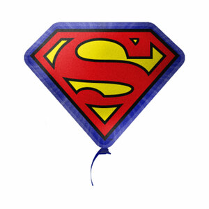 Folienballon Superman Symbol