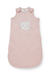 C&A Baby-Schlafsack-6-18 Monate-geblümt, Rosa, Größe: 90 cm