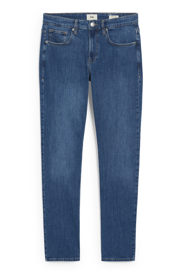 Bild 1 von C&A Slim Jeans-LYCRA®-mit recyceltem Polyester, Blau, Größe: W38 L30