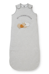 C&A Winnie Puuh-Baby-Schlafsack-18-36 Monate-gestreift, Grau, Größe: 110 cm