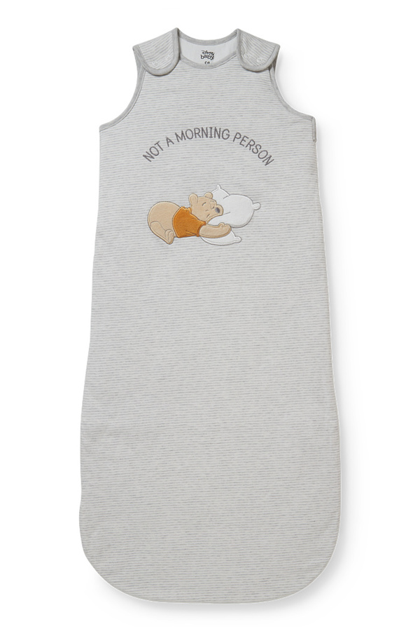 Bild 1 von C&A Winnie Puuh-Baby-Schlafsack-18-36 Monate-gestreift, Grau, Größe: 110 cm