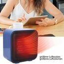 Bild 2 von BEARSU Heizlüfter 600W Mini Home Heater, Blaue Tragbare Heizung Keramische Elektroheizung für Büro / Zuhause